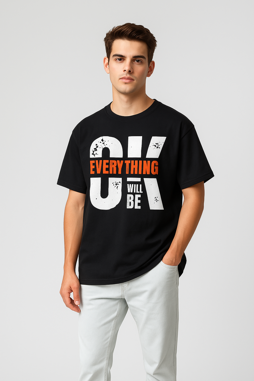 Ok Everything summer T-SHIRT FOR MEN
